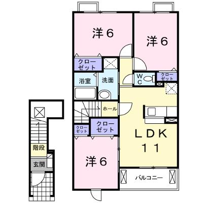 グランドヒルＢ 201【管理NO：1-014509402-02010】 ★家具家電は申し込み後に搬入しますの物件画像