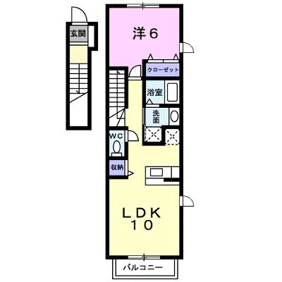 みかんとりんご 201【管理NO：1-012435501-02010】 ★家具家電は申し込み後に搬入しますの物件画像