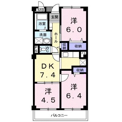 グローリアス・ヒル 301【管理NO：1-009658301-03010】の物件画像