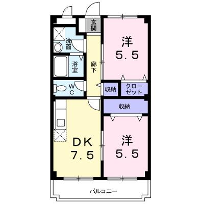 メゾンノウブル 302【管理NO：1-007385601-03020】 ★家具家電は申し込み後に搬入しますの物件画像