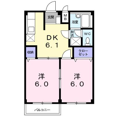 エルディムティンクル 201【管理NO：1-003672601-02010】 ★家具家電は申し込み後に搬入しますの物件画像