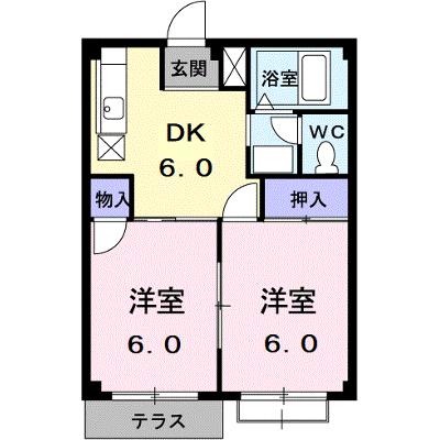 エルディム泉 102【管理NO：1-002868701-01020】 ★家具家電は申し込み後に搬入しますの物件画像