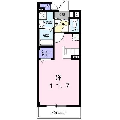 フィオーレ・Ｙ 302【管理NO：1-017217601-03020】 ★家具家電は申し込み後に搬入しますの物件画像
