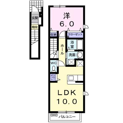 セイバリー　Ⅱ 201【管理NO：1-017094802-02010】 ★家具家電は申し込み後に搬入しますの物件画像