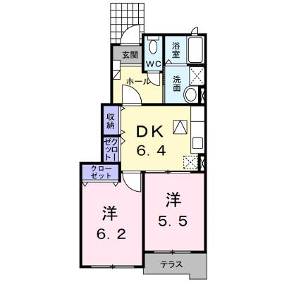 イリス　Ｄ 102【管理NO：1-016453904-01020】 ★家具家電は申し込み後に搬入します 2026年08月中旬入居可能の物件画像