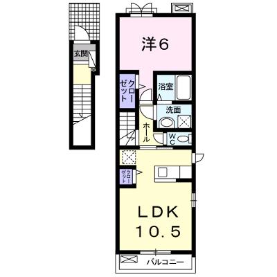 プルミエール信 201【管理NO：1-021908101-02010】 ★家具家電は申し込み後に搬入しますの物件画像