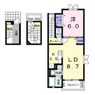 シャングリラ河原 301【管理NO：1-020670801-03010】 2026年07月中旬入居可能の物件画像