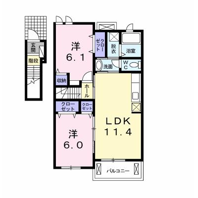 ヴァーサ白鳥Ⅱ 202【管理NO：1-017073902-02020】 ★家具家電は申し込み後に搬入します 2026年08月上旬入居可能の物件画像