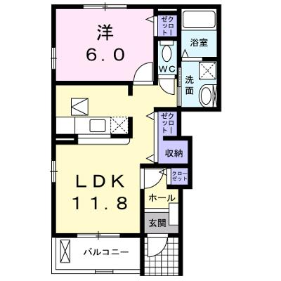 クローズ　ド　相見Ⅱ 101【管理NO：1-016577802-01010】の物件画像