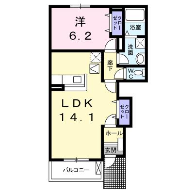 クラベールＡ 102【管理NO：1-015051801-01020】 ★家具家電は申し込み後に搬入します 2026年08月上旬入居可能の物件画像