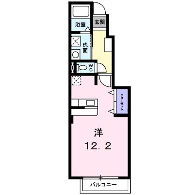 エスパース　彩華Ａ 102【管理NO：1-014423801-01020】 ★家具家電は申し込み後に搬入します 2026年08月上旬入居可能の物件画像