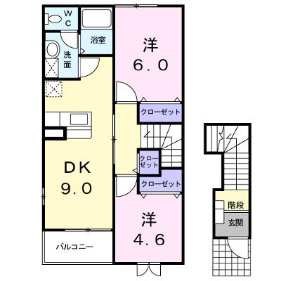 クレストールＢ 201【管理NO：1-012570002-02010】 ★家具家電は申し込み後に搬入しますの物件画像