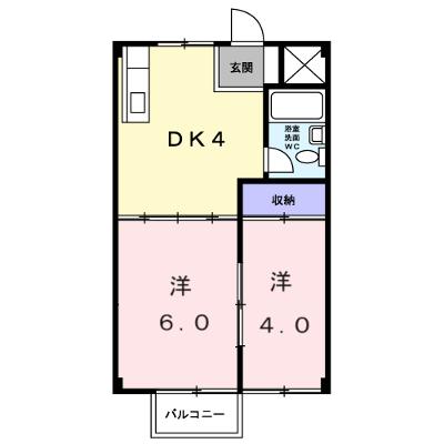 パークサイドこじま 201【管理NO：1-000470101-02020】 ★家具家電は申し込み後に搬入しますの物件画像