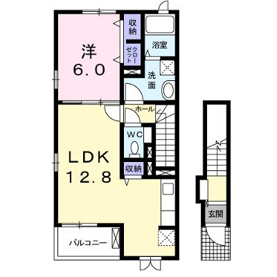 プリムローズ　ＫＳ 201【管理NO：1-020719001-02010】 ★家具家電は申し込み後に搬入しますの物件画像