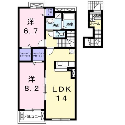 サンリット　タウンＢ 202【管理NO：1-014796202-02020】 ★家具家電は申し込み後に搬入しますの物件画像