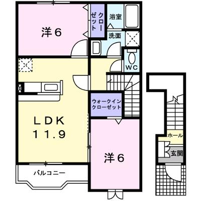 シリアス２１Ｂ棟 202【管理NO：1-013265402-02020】 ★家具家電は申し込み後に搬入しますの物件画像