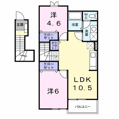 アルカンシエルⅠ 202【管理NO：1-011892801-02020】 ★家具家電は申し込み後に搬入しますの物件画像