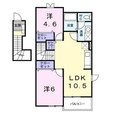 アビタシオンＮⅠ 201【管理NO：1-011569701-02010】 ★家具家電は申し込み後に搬入しますの物件画像
