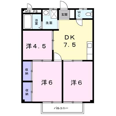 ジョイフル桜 202【管理NO：1-004161201-02020】 ★家具家電は申し込み後に搬入します★の物件画像