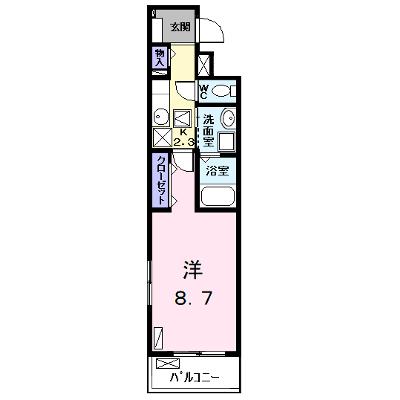 エクセルシオールⅡ 103【管理NO：1-027860401-01030】 ★家具家電は申し込み後に搬入します 2026年07月上旬入居可能の物件画像