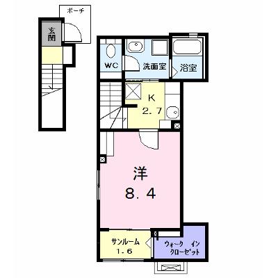 ステーブル上流 202【管理NO：1-027818301-02020】 ★家具家電は申し込み後に搬入しますの物件画像