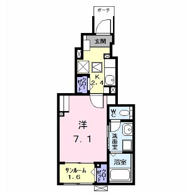 アヴェニール 103【管理NO：1-027673701-01030】 ★家具家電は申し込み後に搬入しますの物件画像