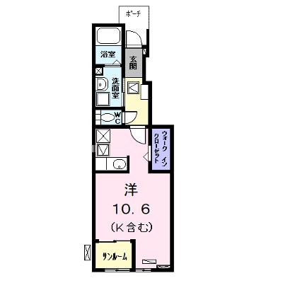 ジュネス 102【管理NO：1-026535701-01020】 ★家具家電は申し込み後に搬入しますの物件画像