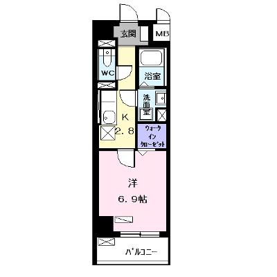 カランコエ川並 205【管理NO：1-025719101-02040】 2026年07月中旬入居可能の物件画像
