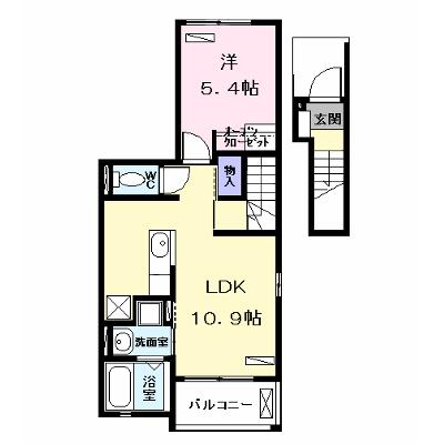 Ｃａｓａ　Ｖｉｏｌａ 201【管理NO：1-022522301-02010】 ★家具家電は申し込み後に搬入しますの物件画像