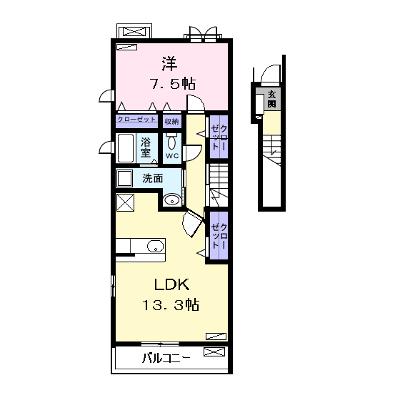 ネオコティ　大宝 205【管理NO：1-021859601-02040】 2026年08月上旬入居可能の物件画像