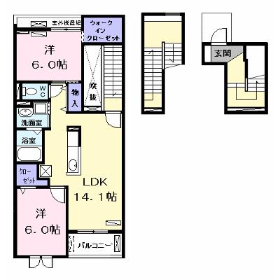 ＩＴ・ＰＬＡＣＥ　Ⅱ 302【管理NO：1-020400601-03020】 ★家具家電は申し込み後に搬入しますの物件画像