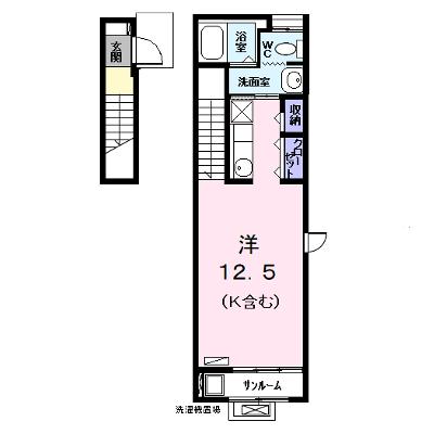 ボヌール 201【管理NO：1-019703102-02010】 ★家具家電は申し込み後に搬入しますの物件画像