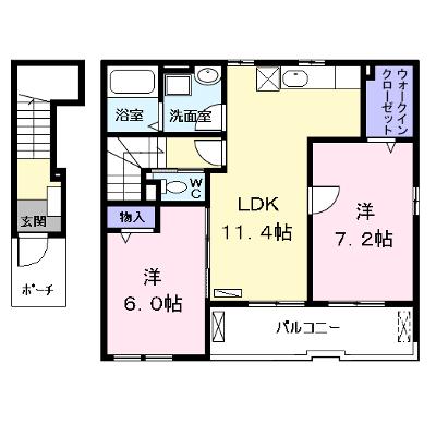 グレース小碓 202【管理NO：1-019616201-02020】 ★家具家電は申し込み後に搬入しますの物件画像