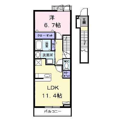 Ｌｅｍｏｎｅ（レモーネ 202【管理NO：1-018687801-02020】 ★家具家電は申し込み後に搬入しますの物件画像