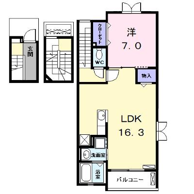 アルバーダ　Ⅱ 301【管理NO：1-017502802-03010】 ★家具家電は申し込み後に搬入します 2026年08月下旬入居可能の物件画像