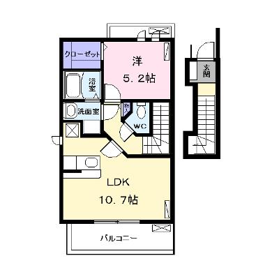 カルム　セイス 202【管理NO：1-017212201-02020】 ★家具家電は申し込み後に搬入しますの物件画像