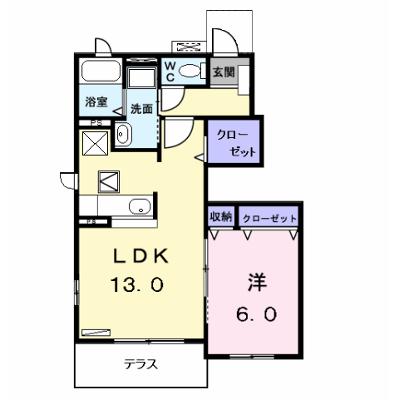 グランツコートＫ　Ｂ 102【管理NO：1-015643502-01020】 2026年07月中旬入居可能の物件画像