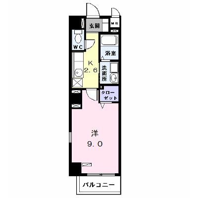 レジデンスＫー１ 503【管理NO：1-013543301-05030】 ★家具家電は申し込み後に搬入しますの物件画像