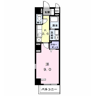 レジデンスＫー１ 203【管理NO：1-013543301-02030】 ★家具家電は申し込み後に搬入しますの物件画像