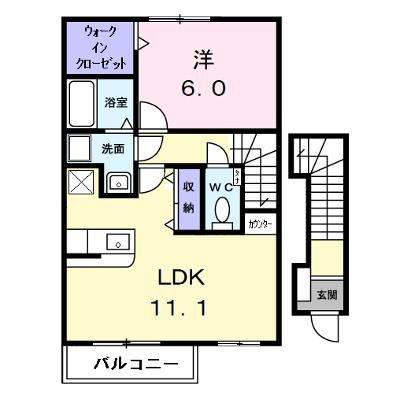レインボー愛 202【管理NO：1-011846301-02020】 ★家具家電は申し込み後に搬入しますの物件画像