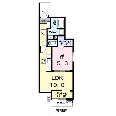コートハイムＫⅡ 102【管理NO：1-028490601-01020】 ★家具家電は申し込み後に搬入します 2026年07月下旬入居可能の物件画像