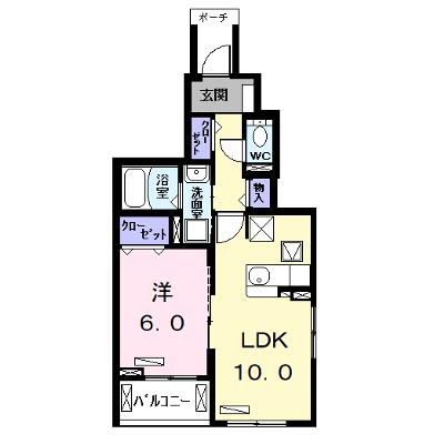スマイル　２ 101【管理NO：1-026908601-01010】 ★家具家電は申し込み後に搬入しますの物件画像