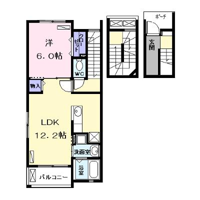 秀（シュウ） 302【管理NO：1-024685701-03020】 ★家具家電は申し込み後に搬入します 2026年07月中旬入居可能の物件画像