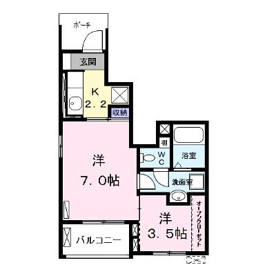 グラン　ソレイユ　Ⅱ 103【管理NO：1-023146601-01030】 ★家具家電は申し込み後に搬入しますの物件画像