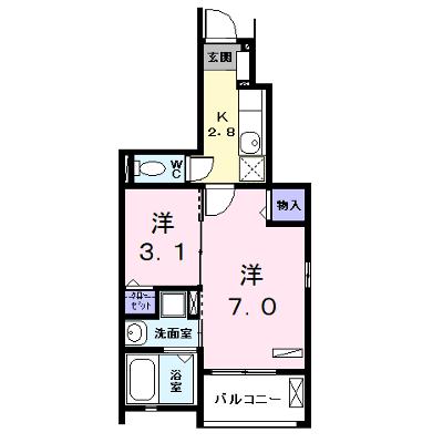 ＡＴ・ヴィレッジ 101【管理NO：1-022610701-01010】 ★家具家電は申し込み後に搬入します★の物件画像