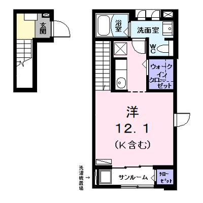 エレガンス牛立 201【管理NO：1-022092901-02010】 ★家具家電は申し込み後に搬入しますの物件画像
