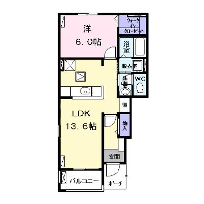 クノッシ　ボア　Ⅱ 101【管理NO：1-019972202-01010】 ★家具家電は申し込み後に搬入します 2026年07月上旬入居可能の物件画像