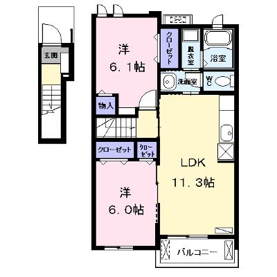 ミレフィオーリ 203【管理NO：1-018316501-02030】 ★家具家電は申し込み後に搬入します 2026年07月中旬入居可能の物件画像