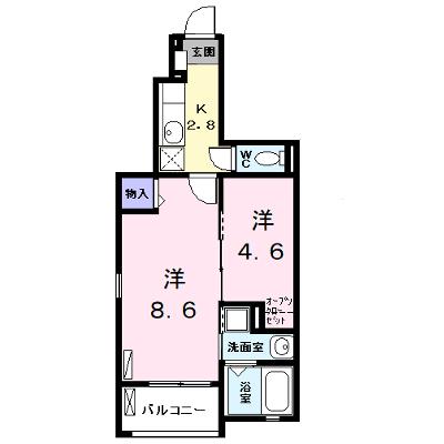 リエージュ 103【管理NO：1-018270101-01030】 ★家具家電は申し込み後に搬入します★ ★2026年11月下旬入居可能★の物件画像