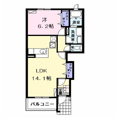 エテルノーレＡ 102【管理NO：1-014534001-01020】 ★家具家電は申し込み後に搬入しますの物件画像
